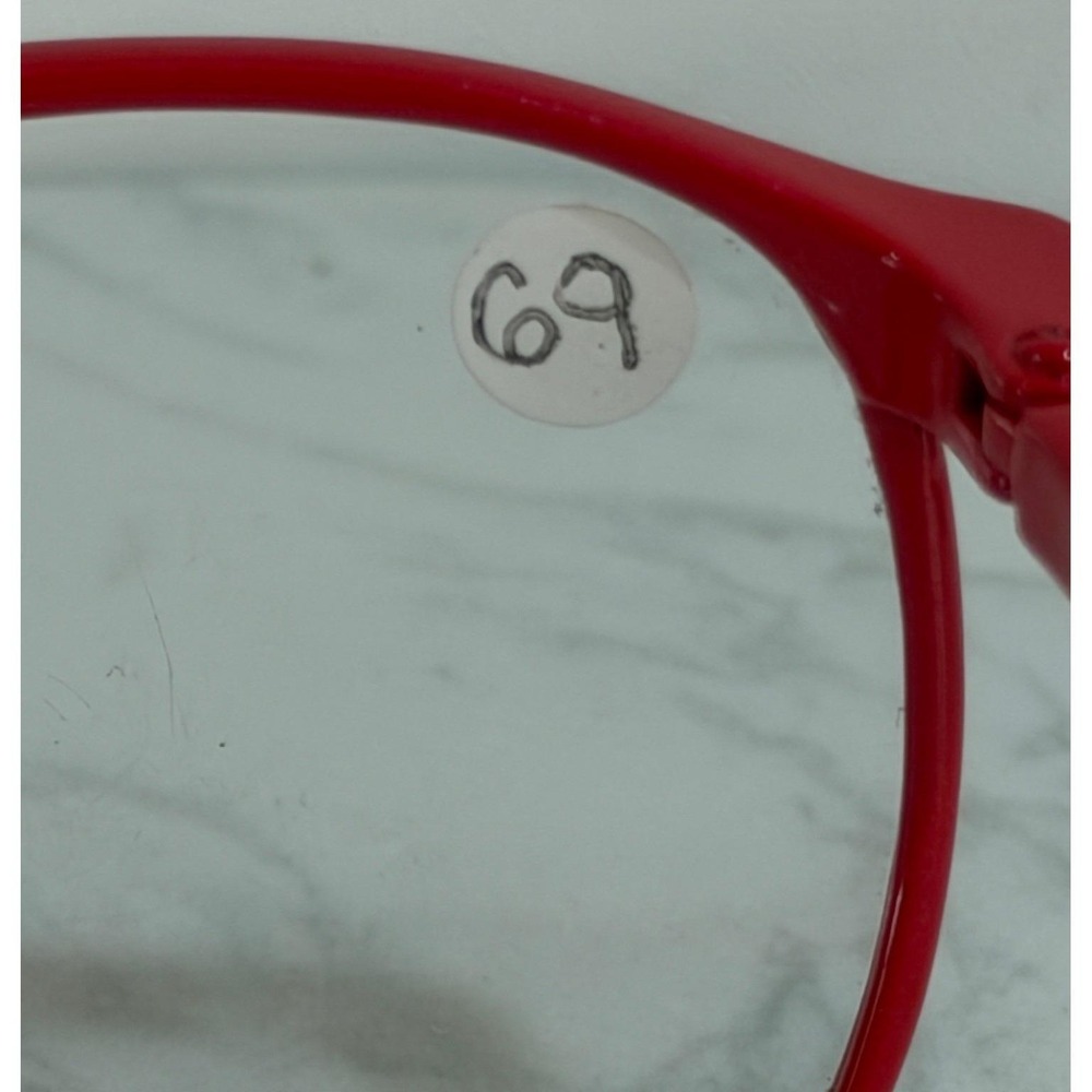 Rem LASER Carbon 22 Eyeglass Frames Red-Gloss 52x18x140 Japan - Picture 4 of 7